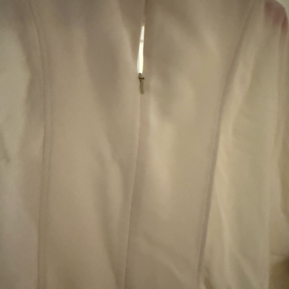Victoria Beckham Cream Wrap Midi Dress - Picture 11 of 12
